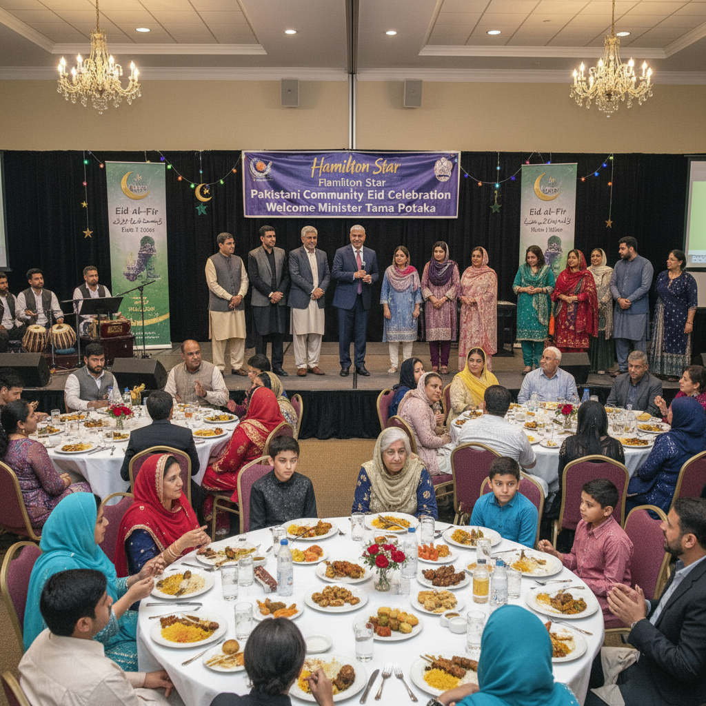 Pakistani community hosts minister at Hamilton Eid celebration