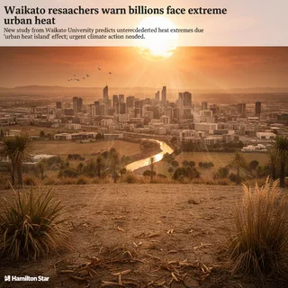 Waikato researchers warn billions face extreme urban heat