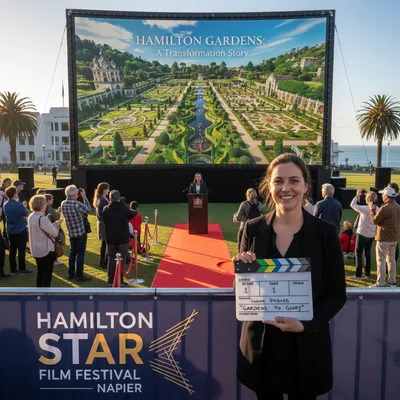 New Zealand Hamilton Gardens, once a rubbish dump, now a world-renowned attraction is featured in a documentary.