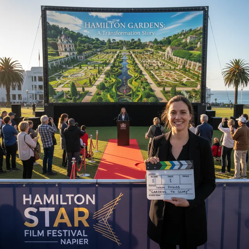 New Zealand Hamilton Gardens, once a rubbish dump, now a world-renowned attraction is featured in a documentary.