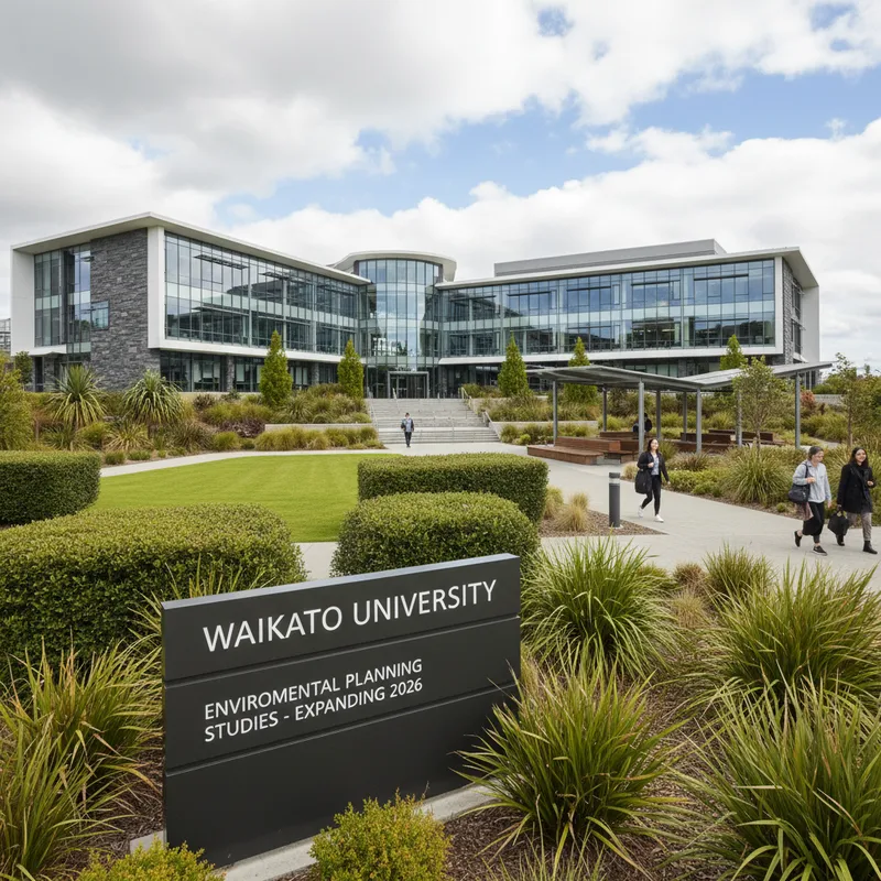 Waikato University expands environmental planning studies for 2026